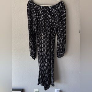 Anthropologie polka-dot dress